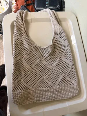 Knitted purse Tan thumbnail 1