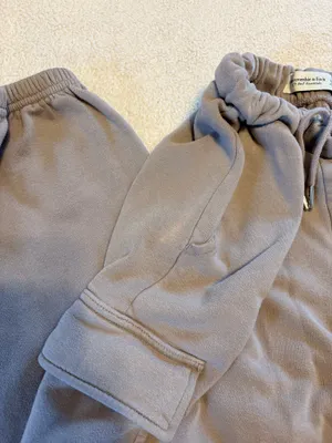 Light Brown/Tan Abercrombie & Fitch Soft AF Essentials Cargo Joggers thumbnail 7