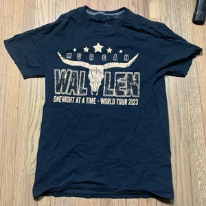 Fruit of the Loom Morgan Wallen one night at a time world tour 2023 shirt small thumbnail 1