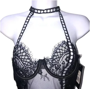 Oh La La Cheri Adelynn Lace Thong Teddy Bodysuit Medium NWT thumbnail 5
