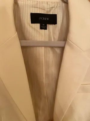 J. crew White Blazer  thumbnail 3