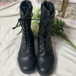 Rue 21 Leather Combat Boots thumbnail 11