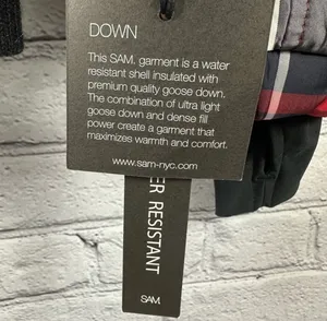SAM. Freestyle Down Bomber Jacket Alpine Plaid Wind & Water Resistant XS NWT thumbnail 8