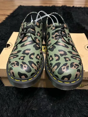 DR MARTENS 1461 distorted leopard animal print leather lace up oxfords shoes 9 thumbnail 7