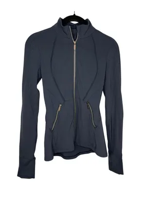Lululemon Define Jacket Nulu Women's Size 2 Full Zip Athletic Gray Athleisure thumbnail 1