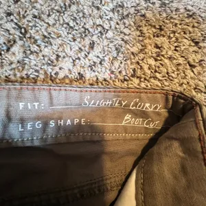 Eddie Bauer Womens Brown Corduroy‎ Pants Slightly Curvy Bootcut Size 30 thumbnail 3