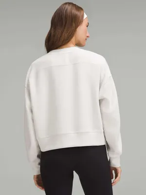Lululemon Softstreme Perfectly Oversized Cropped Crew Bone thumbnail 2
