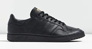 Adidas Black on Black Team Court Sneaker Mens 7/ Womens 9 thumbnail 1
