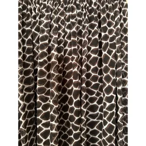 White House/Black Market Strapless Black‎ Patterned Dress thumbnail 3