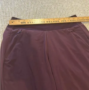 Athleta Lined Joggers Maroon 4 thumbnail 4