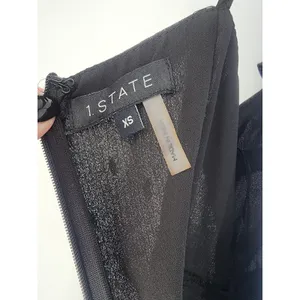1. State Winter Muse Black Ruffle Sparkle Hi-Lo Dress NWT Women’s XS thumbnail 6