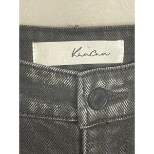 KanCan Jeans Women 0/23 Black High Rise Tapered Ankle Denim KC7196DG thumbnail 3