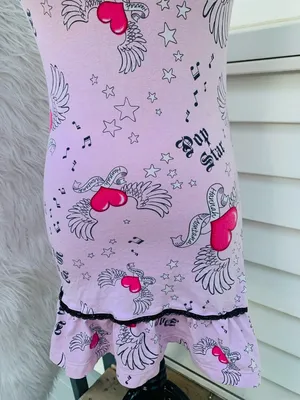Vintage Y2K Disney Hannah Montana RARE MileyCyrus Archives Nightie POP STAR SLIP thumbnail 4