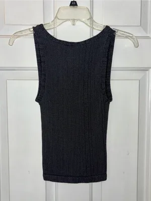 NWT Free People Intimately Clean Slate Tank in Black thumbnail 7