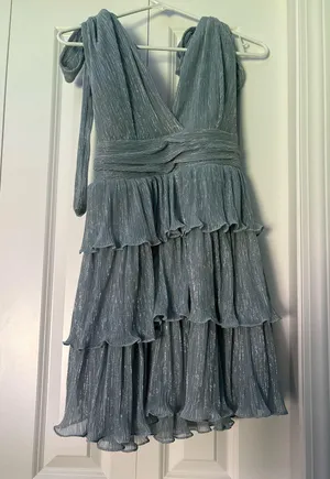 Boutique Blue Dress thumbnail 1
