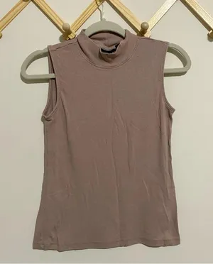 Rachel Zoe Taupe Knit Tank size Medium thumbnail 1
