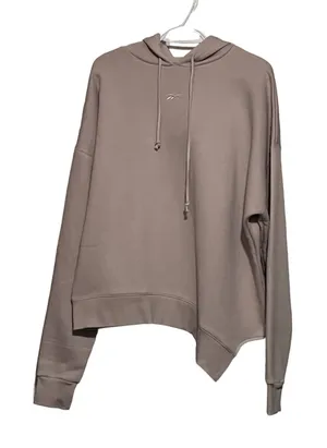 Reebok SR Fashion Cozy‎ Women's Stucco/Cream Hoodie Size M thumbnail 1