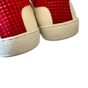 Gucci "Ace" leather low-top sneakers with crocodile-embossed leather trim SZ 36. thumbnail 14