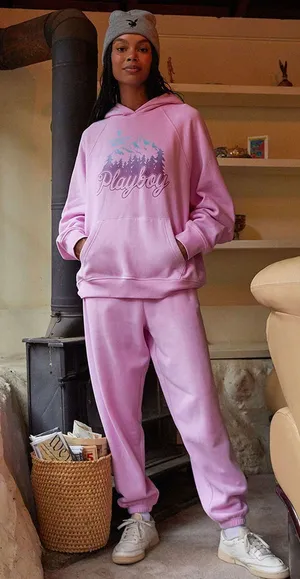 PacSun Pink Playboy Hoodie thumbnail 2