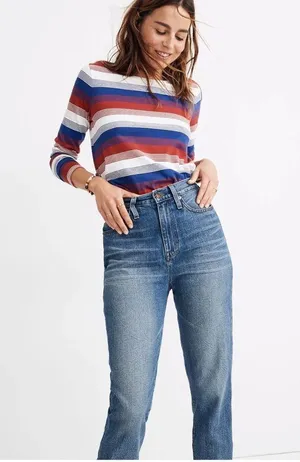 MADEWELL The Momjean in Downey Wash Size 26 thumbnail 4