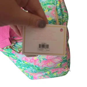 LILLY PULITZER - Fruity Flamingo - Insulated Beach‎ Cooler Carrier Soft Bag NWT thumbnail 4