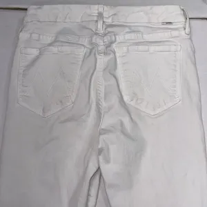 Mother The Looker Crop White Preppy Designer‎ Classic Skinny Jeans 27 thumbnail 16