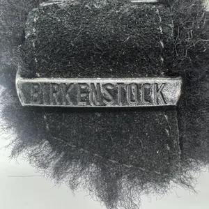 Birkenstock Arizona Shearling Lined Black Suede Fur Slide Sandals EU 38 US 7 7.5 thumbnail 8