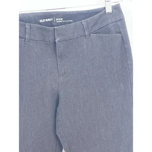 OLD NAVY Pixie Gray Ankle Pants Women Stretchy Cotton Size 6‎ Bin9 thumbnail 4