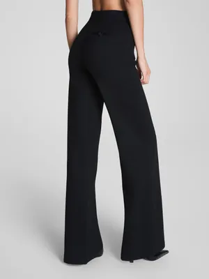 SPANX Super Smooth Perfect FitPonte Wide‎ Leg Pant in Black Size Extra Small thumbnail 2