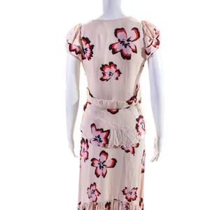 Dress A.L.C. Floral midi fitted size 12 thumbnail 2