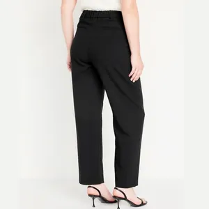 New Old Navy Extra High Rise Taylor Wide Leg Trousers Pants Black Size Large thumbnail 4