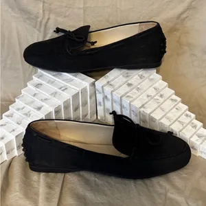 Amalfi by Rangoni Firenze made in Italy black suede woman’s bow flats size 7 NEW thumbnail 7