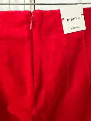 Anthropologie Maeve The Colette Crop Velvet Wide-Leg Pants:, Size 24 Tall thumbnail 13