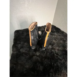 Quercioli Italian Leather Boots booties‎ 36 5.5 couture fall thumbnail 3