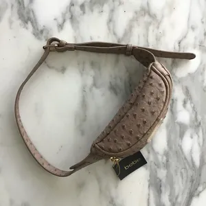 Bebe Ophelia Ostrich Fanny | Taupe thumbnail 4