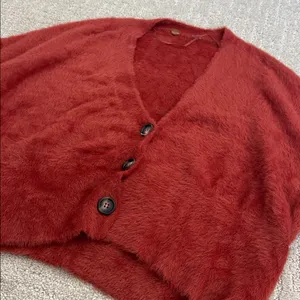 Free People So Soft Found My Friend cardi spiced brandy XS thumbnail 2