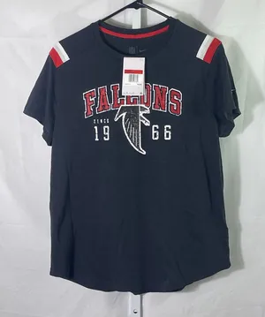 National Football League NWT Atlanta Falcons Team Apparel Tee - Womens Size L - Black thumbnail 1