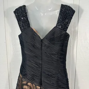 Jovani Black Sleeveless Beaded Formal Dress Size 8 EUC thumbnail 11