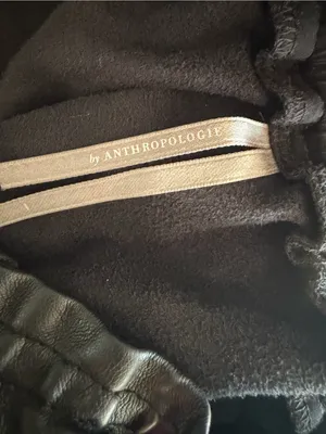 Anthropologie Somerset Vegan Faux Leather Tiered Maxi Skirt Large. thumbnail 6