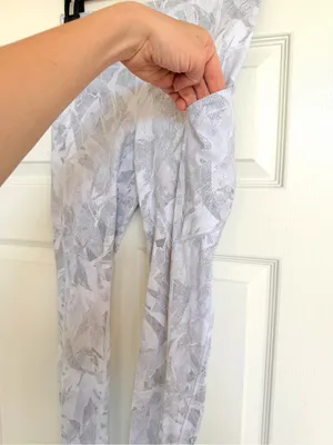 Lululemon Speed Up‎ Tight 28” Jasmine White Gray Size 4 thumbnail 5