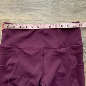 Zyia Active Plum Purple Capri Leggings 6-8 thumbnail 4