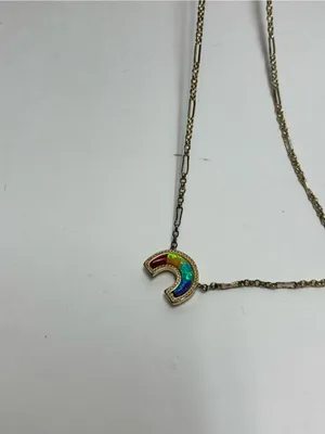 Kendra Scott Kyocera Opal Rainbow Necklace thumbnail 3