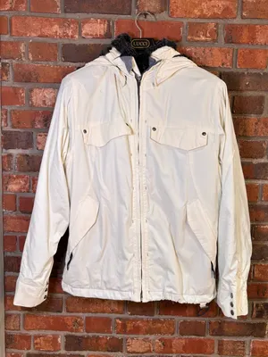 Ride snowboards womens cell 5 technical utility hooded jacket off white M thumbnail 1
