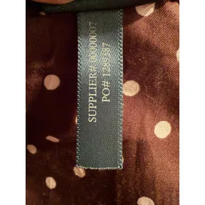 Lauren Ralph Lauren Brown Polka Dot Button Down Shirt 3/4 Sleeve Top thumbnail 8