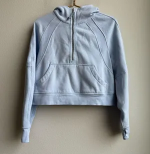 Lululemon Scuba Oversized 1/2 Zip Hoodie Light Blue 2024 Release Size XS / SMALL thumbnail 1