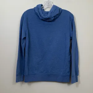 Abercrombie & Fitch Navy-Blue Arch Logo Hoodie Sweatshirt thumbnail 5