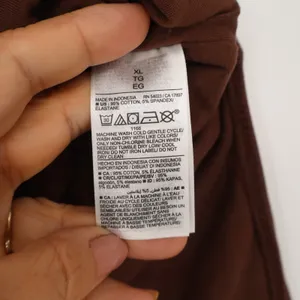 Old Navy Womens XL Brown Square Neck Sleeveless Cotton Stretch Bodysuit thumbnail 3
