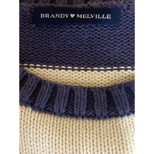 Brandy Melville Brianna Striped Crew Neck Long Sleeve Sweatshirt Sweater Top L thumbnail 5