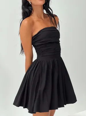 Princess Polly Black Mini Dress thumbnail 1