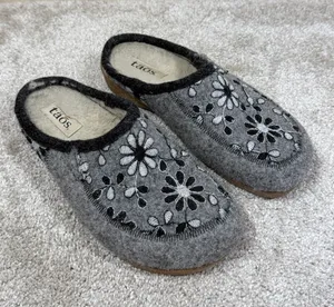 Täos Footwear Women's Woolderness 2 Wool Blend Fur Clogs in Grey 40/US 9 thumbnail 1